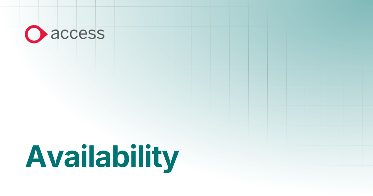 Availability | Hospitality Integration Hub